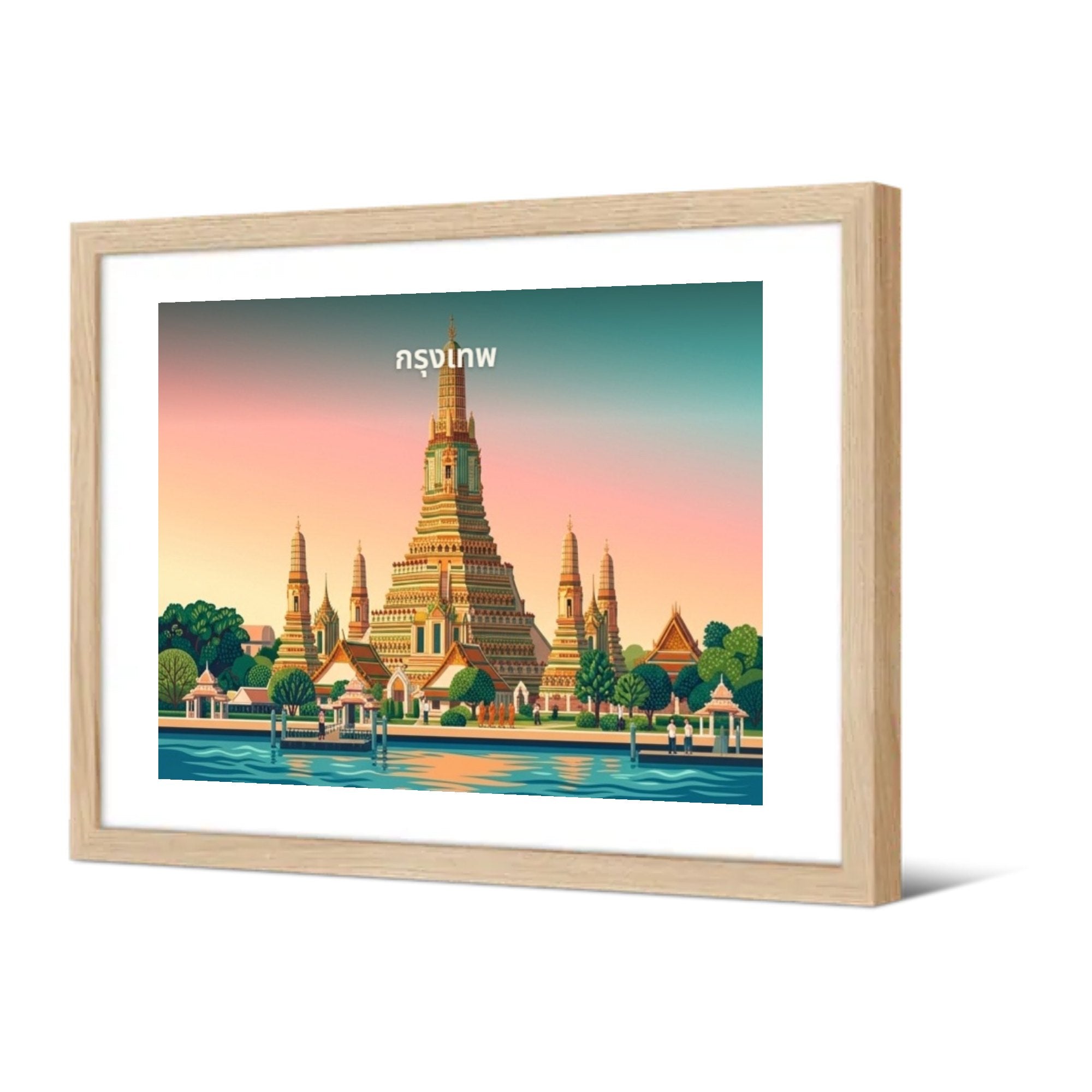Bangkok — Pôdevache, encadrée, vue de trois quarts
