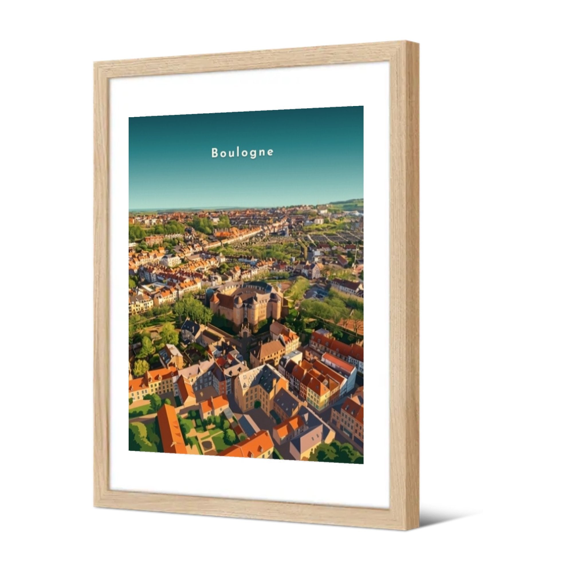 Boulogne — Pôdevache, encadrée, vue de trois quarts