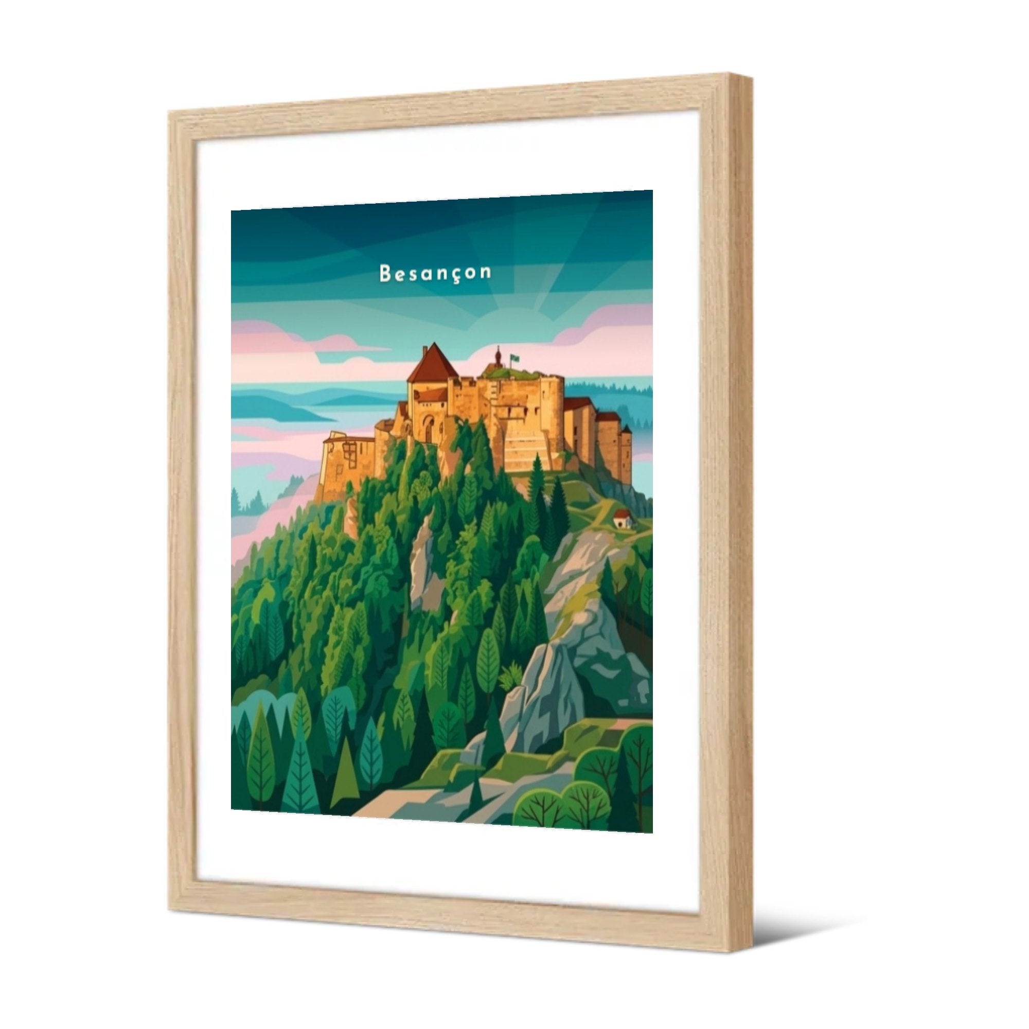La Citadelle — Pôdevache, encadrée, vue de trois quarts