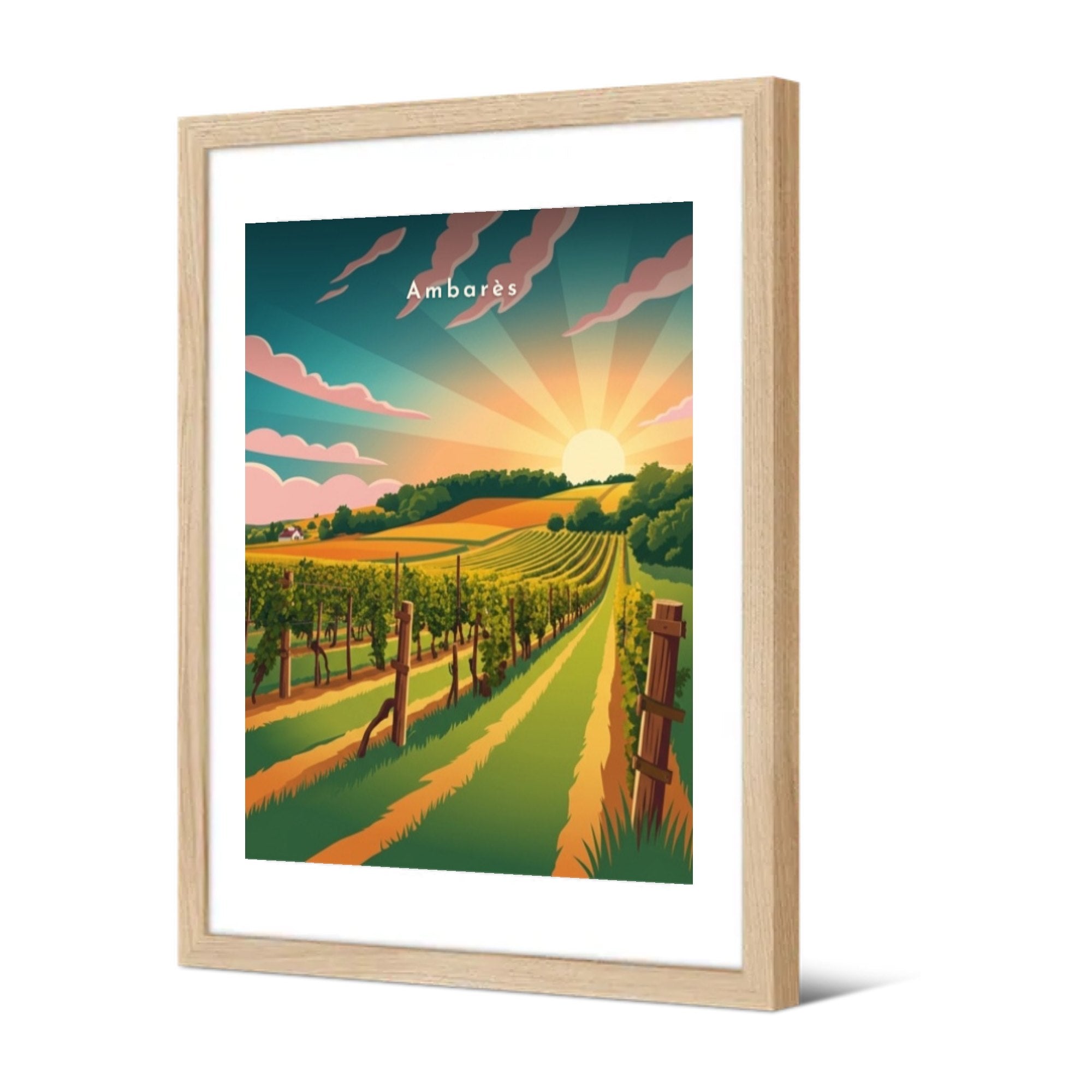 Ambarès — Pôdevache, encadrée, vue de trois quarts