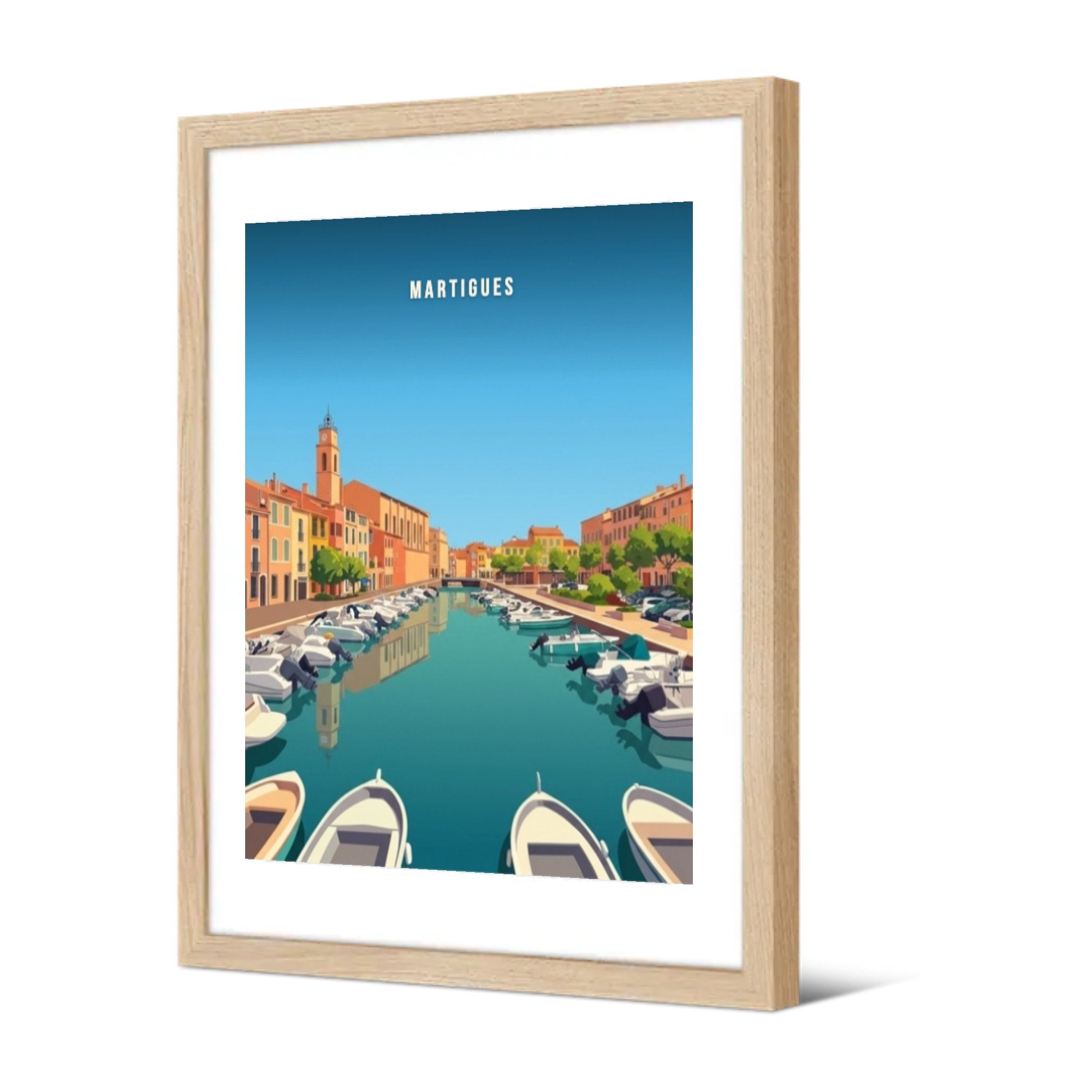 Le canal Saint-Sébastien — Pôdevache, encadrée, vue de trois quarts