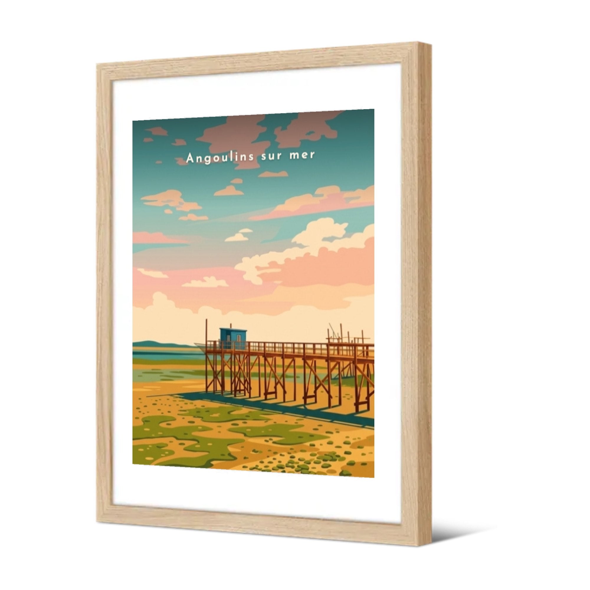 Angoulins sur mer — Pôdevache, encadrée, vue de trois quarts
