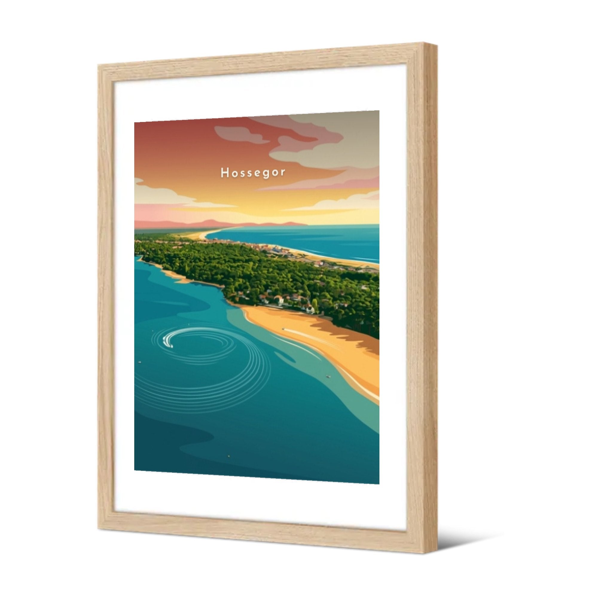 Hossegor — Pôdevache, encadrée, vue de trois quarts