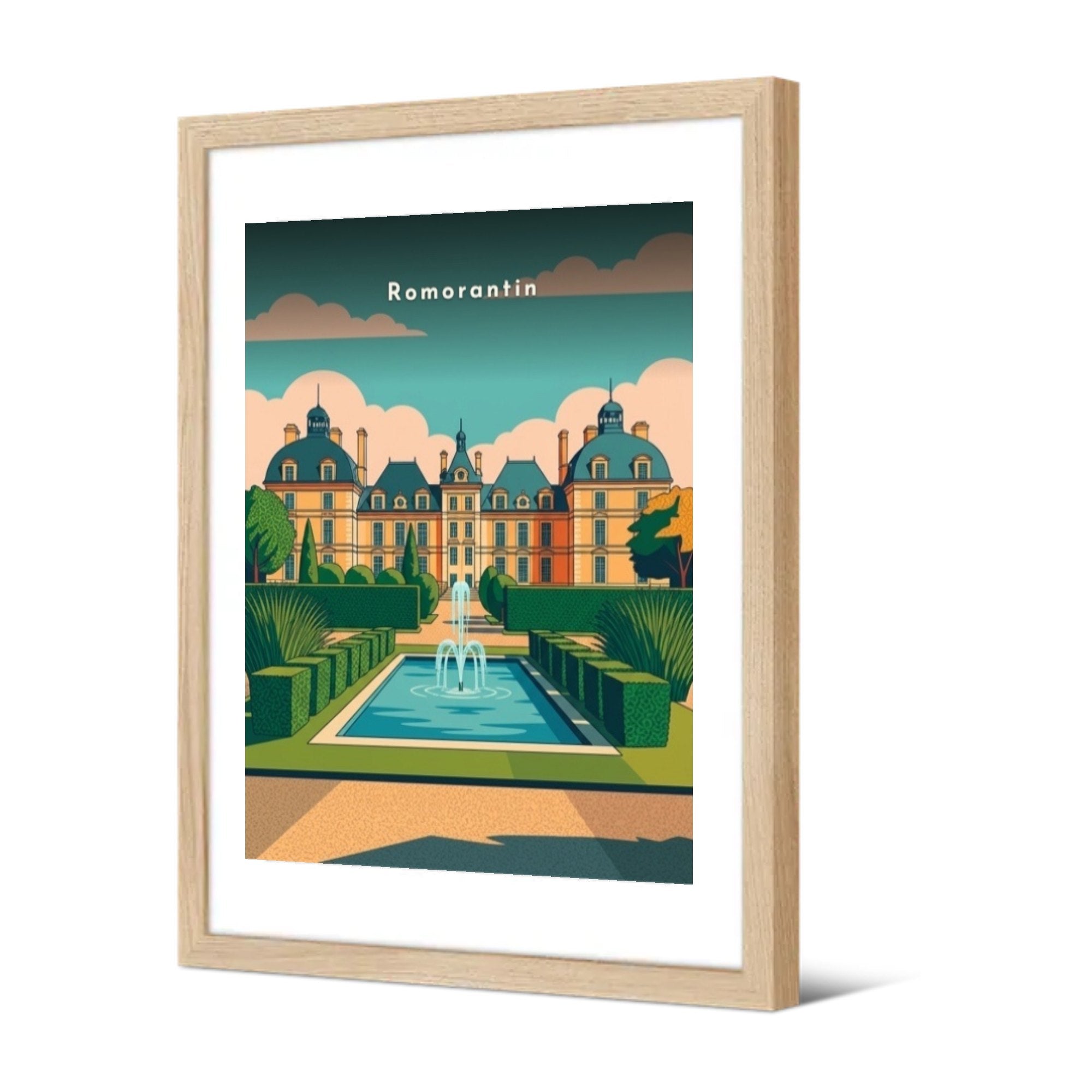 Romorantin — Pôdevache, encadrée, vue de trois quarts