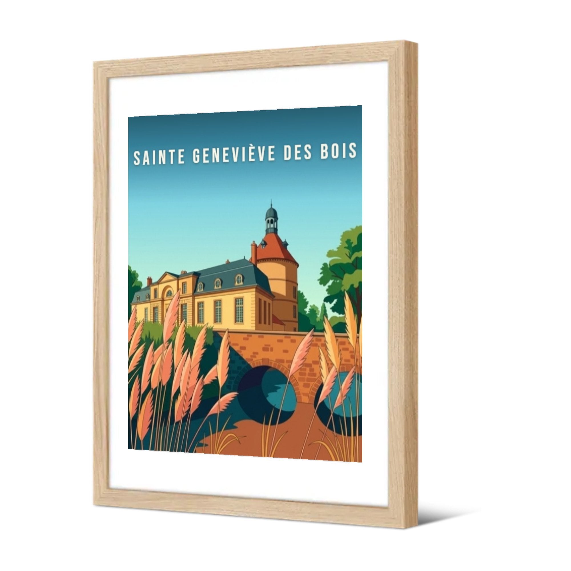 Sainte Geneviève des bois — Pôdevache, encadrée, vue de trois quarts