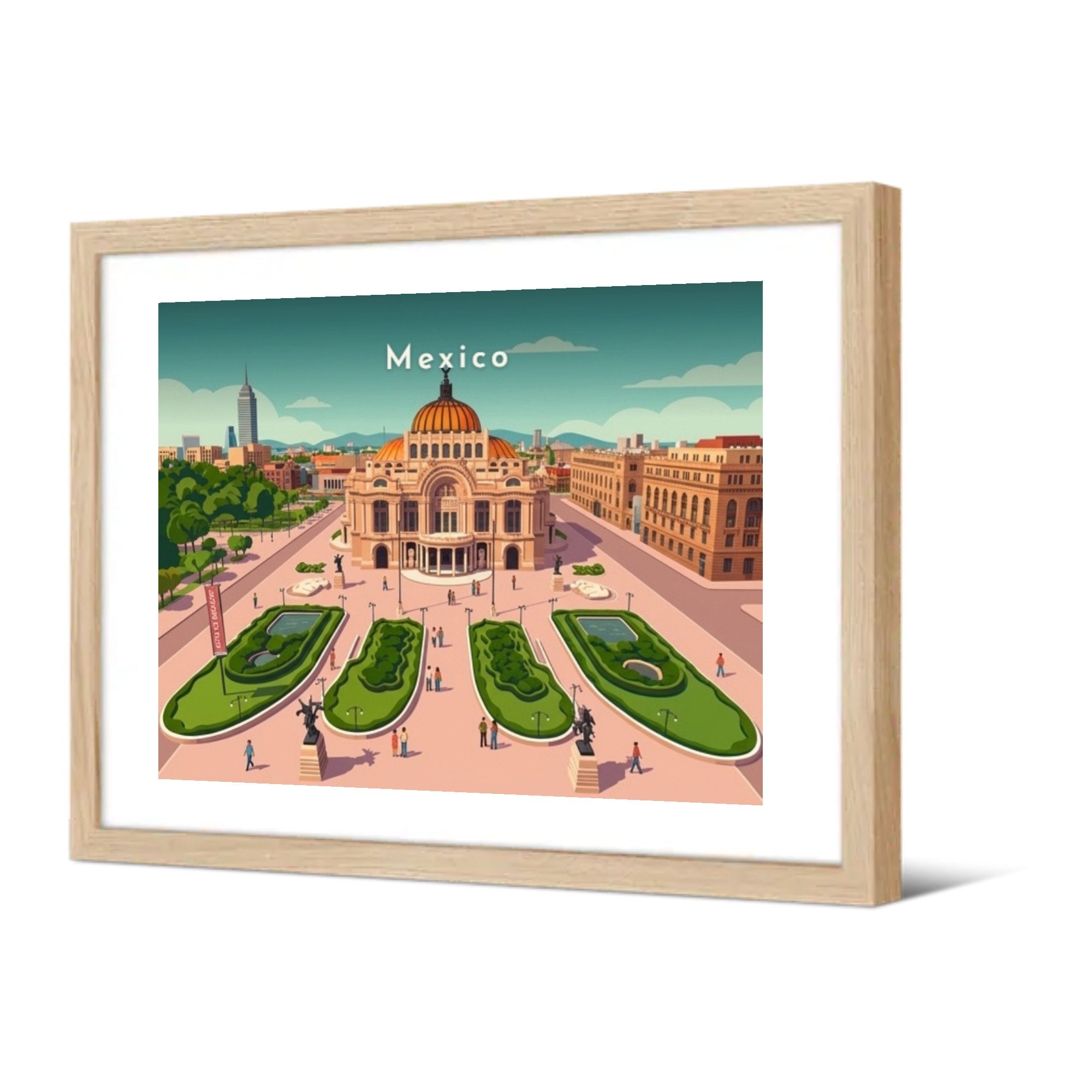 Palais des Beaux-Arts — Pôdevache, encadrée, vue de trois quarts