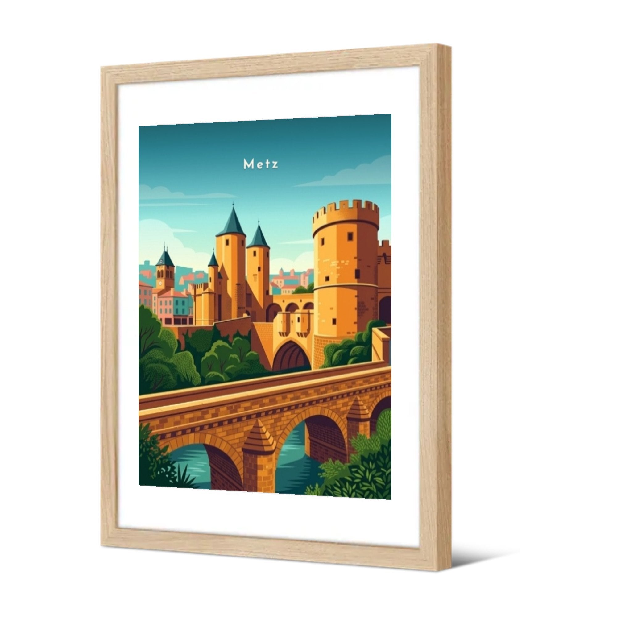 La Porte des Allemands vue depuis le pont — Pôdevache, encadrée, vue de trois quarts