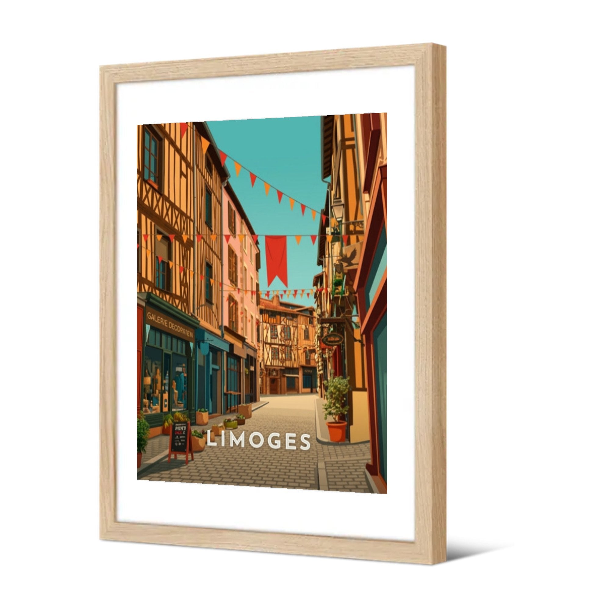 Rue de la Boucherie — Pôdevache, encadrée, vue de trois quarts