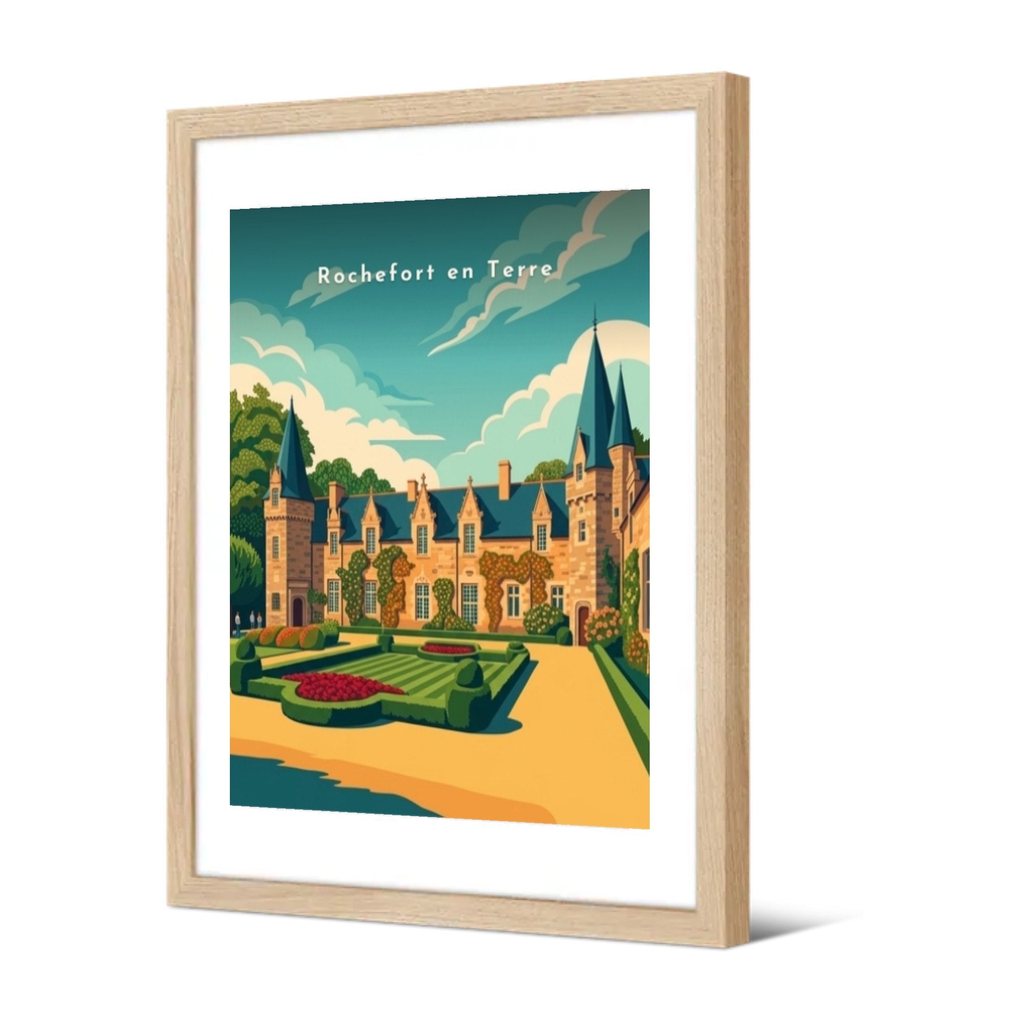 Le Château — Pôdevache, encadrée, vue de trois quarts