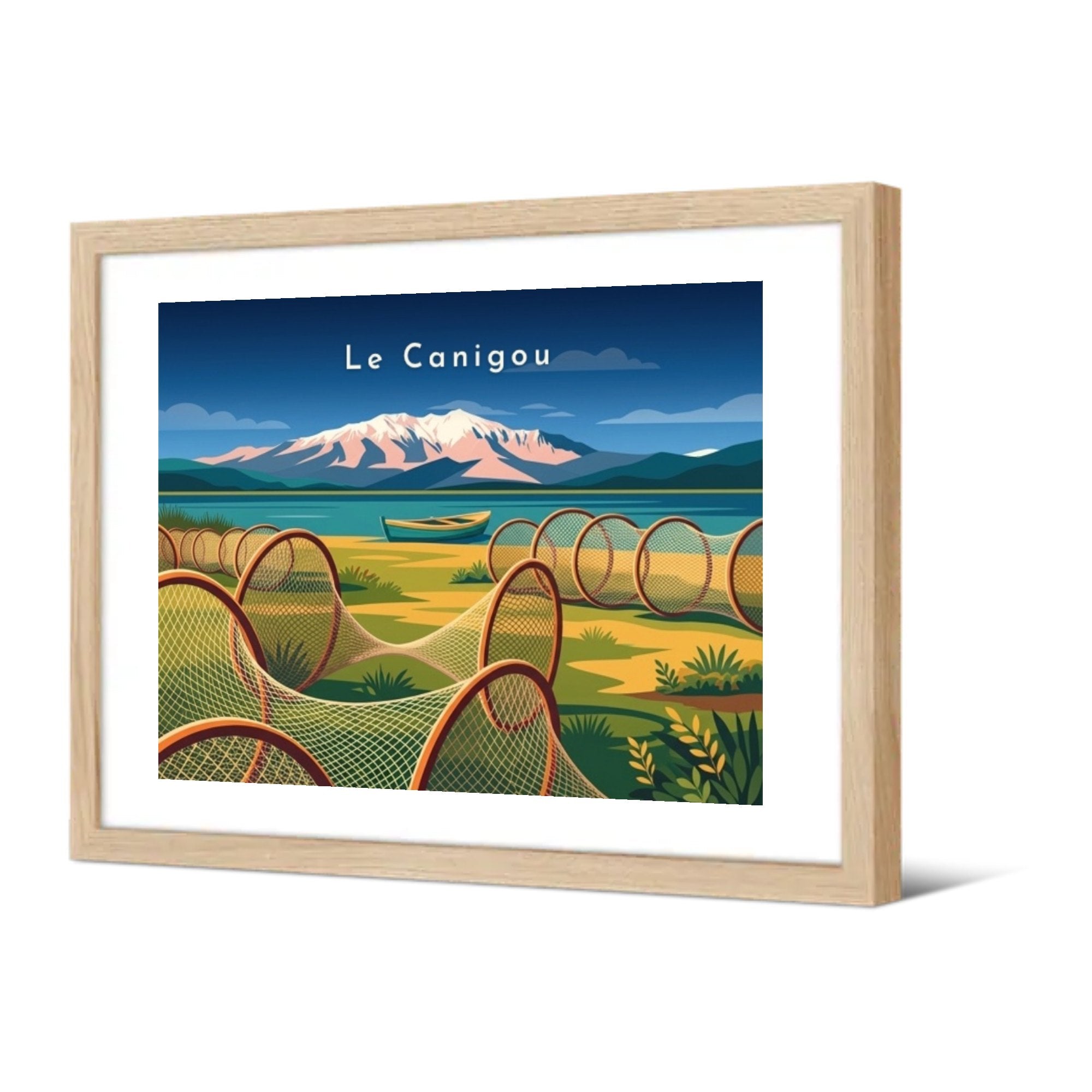 Le Canigou — Pôdevache, encadrée, vue de trois quarts