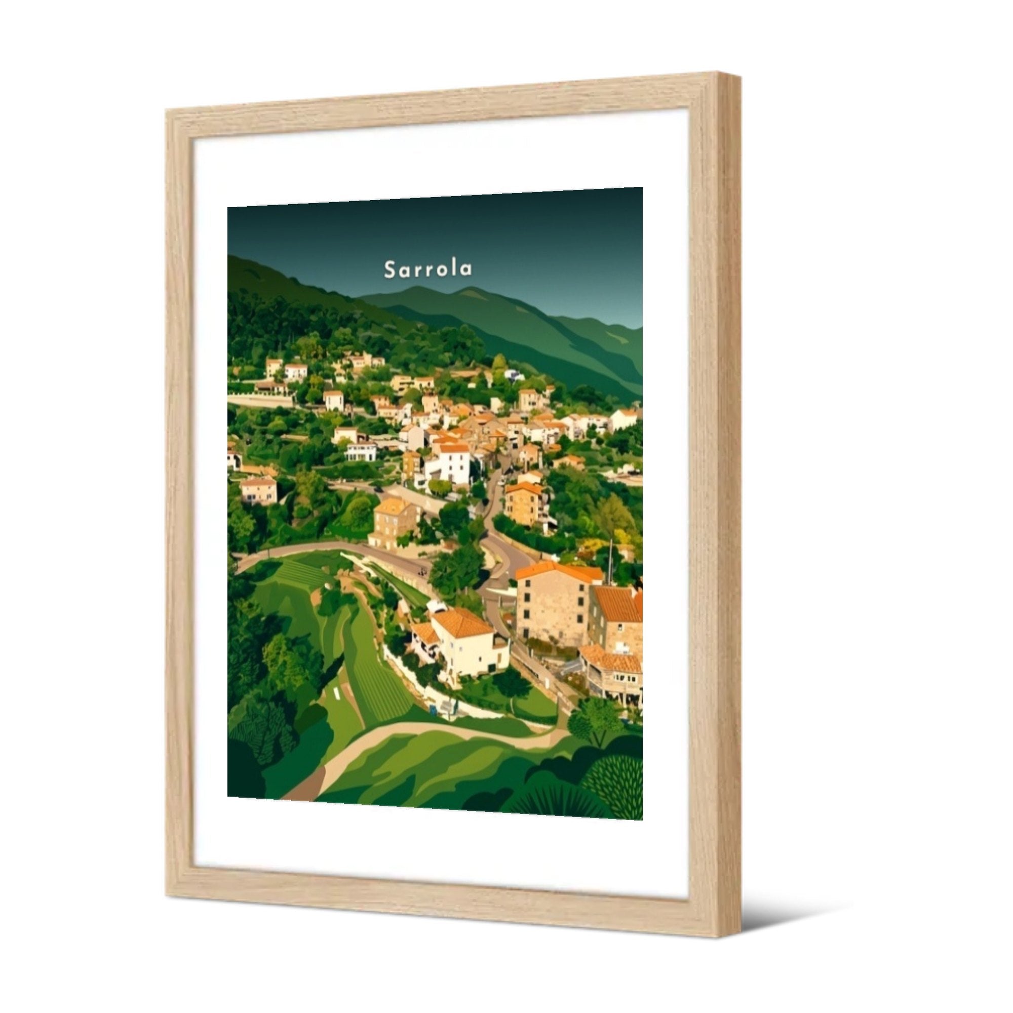 Sarrola — Pôdevache, encadrée, vue de trois quarts