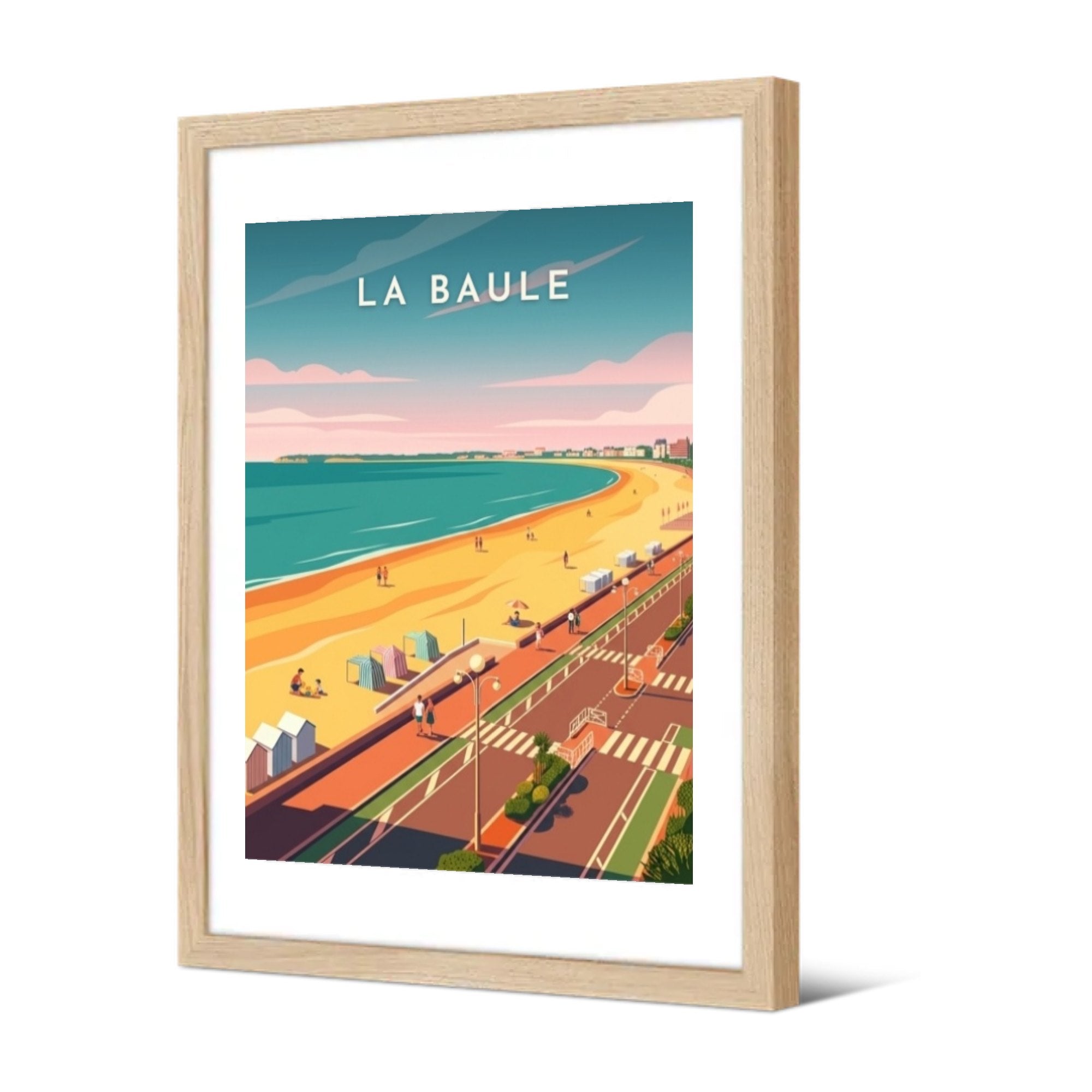 La Baule — Pôdevache, encadrée, vue de trois quarts