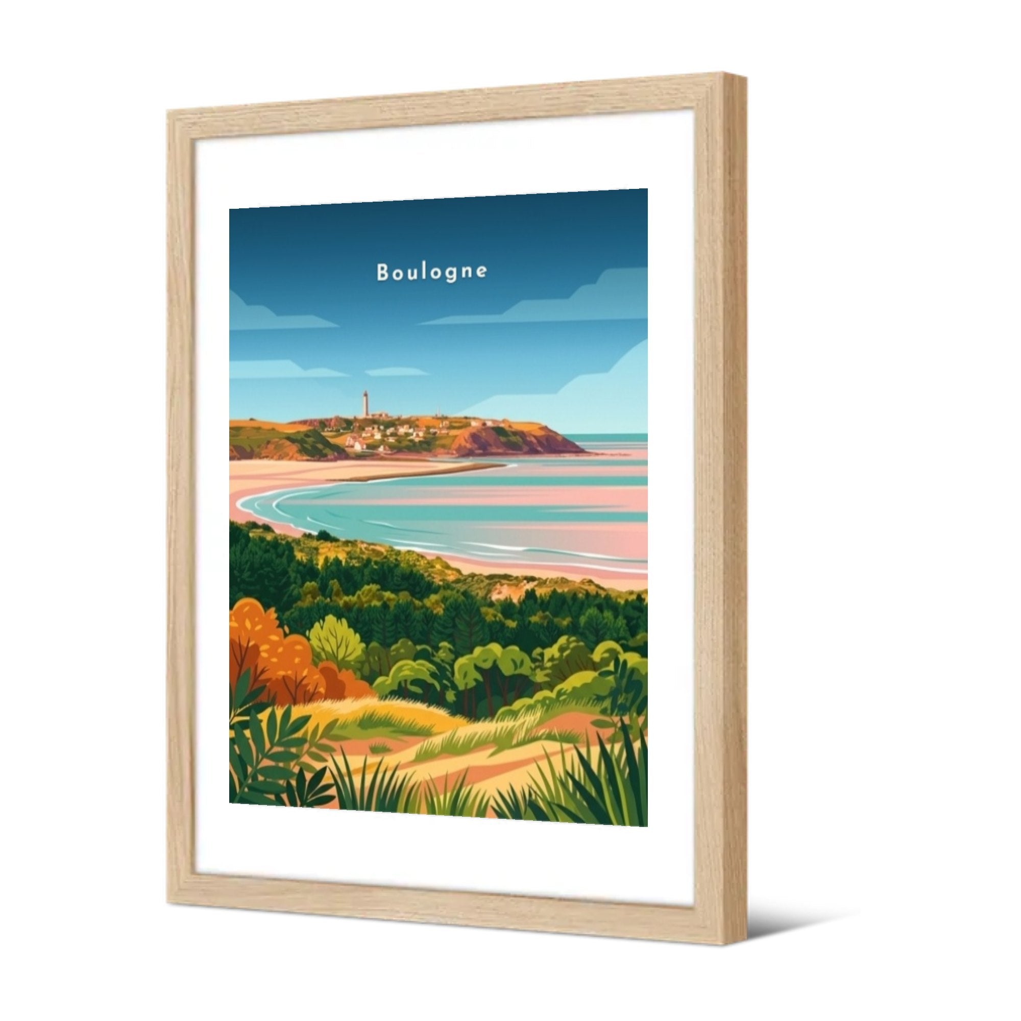 Boulogne — Pôdevache, encadrée, vue de trois quarts
