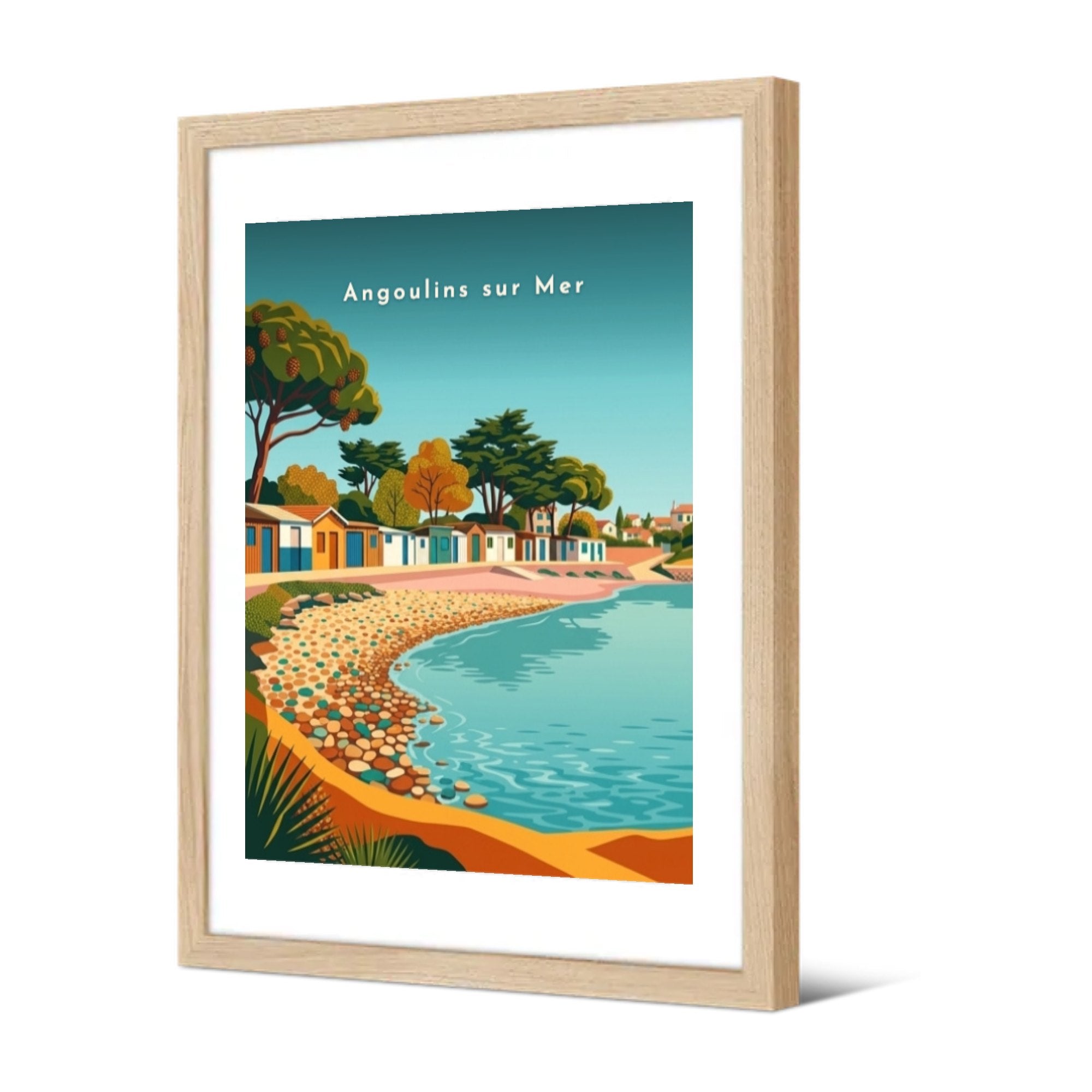Angoulins sur Mer — Pôdevache, encadrée, vue de trois quarts