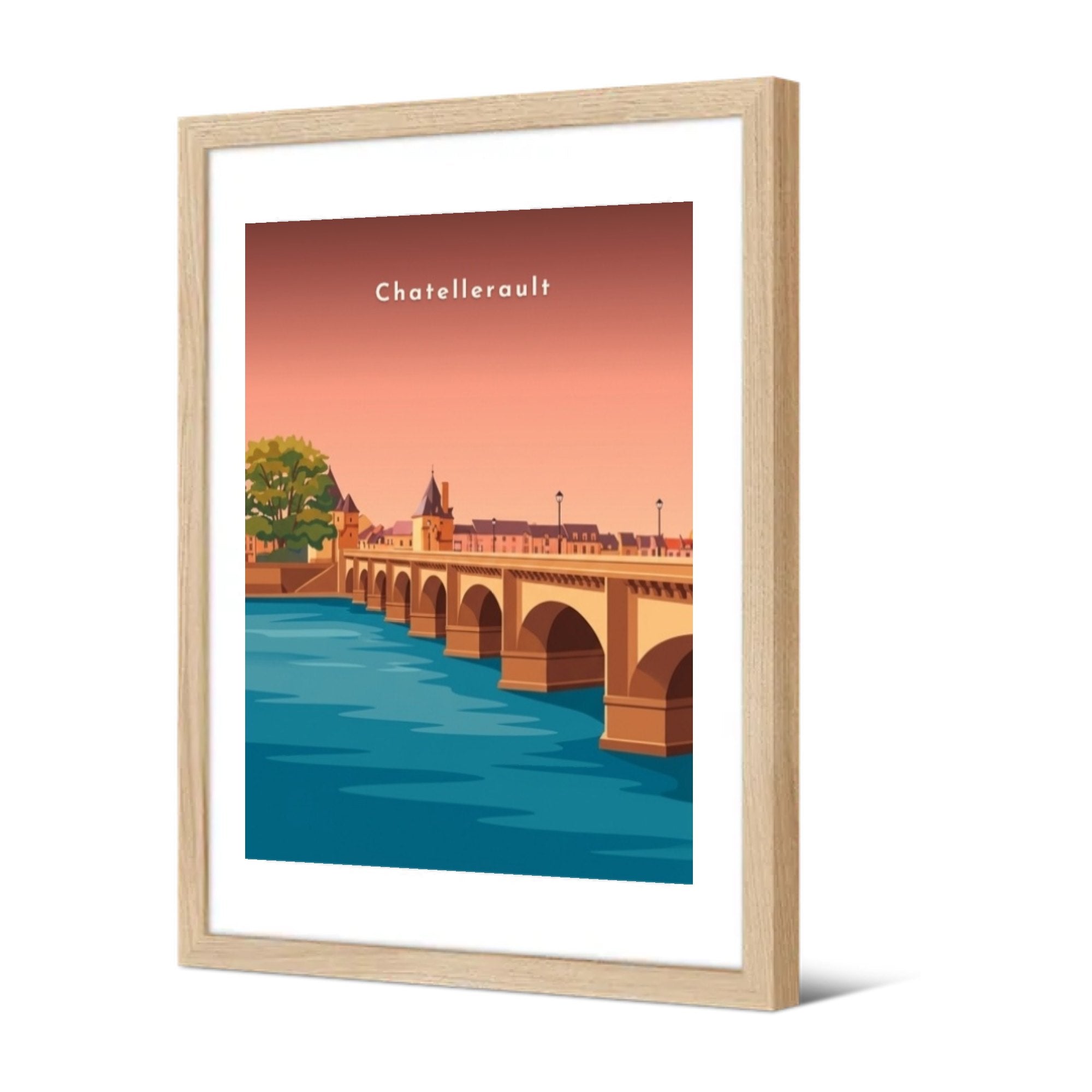 Pont Henri-IV — Pôdevache, encadrée, vue de trois quarts
