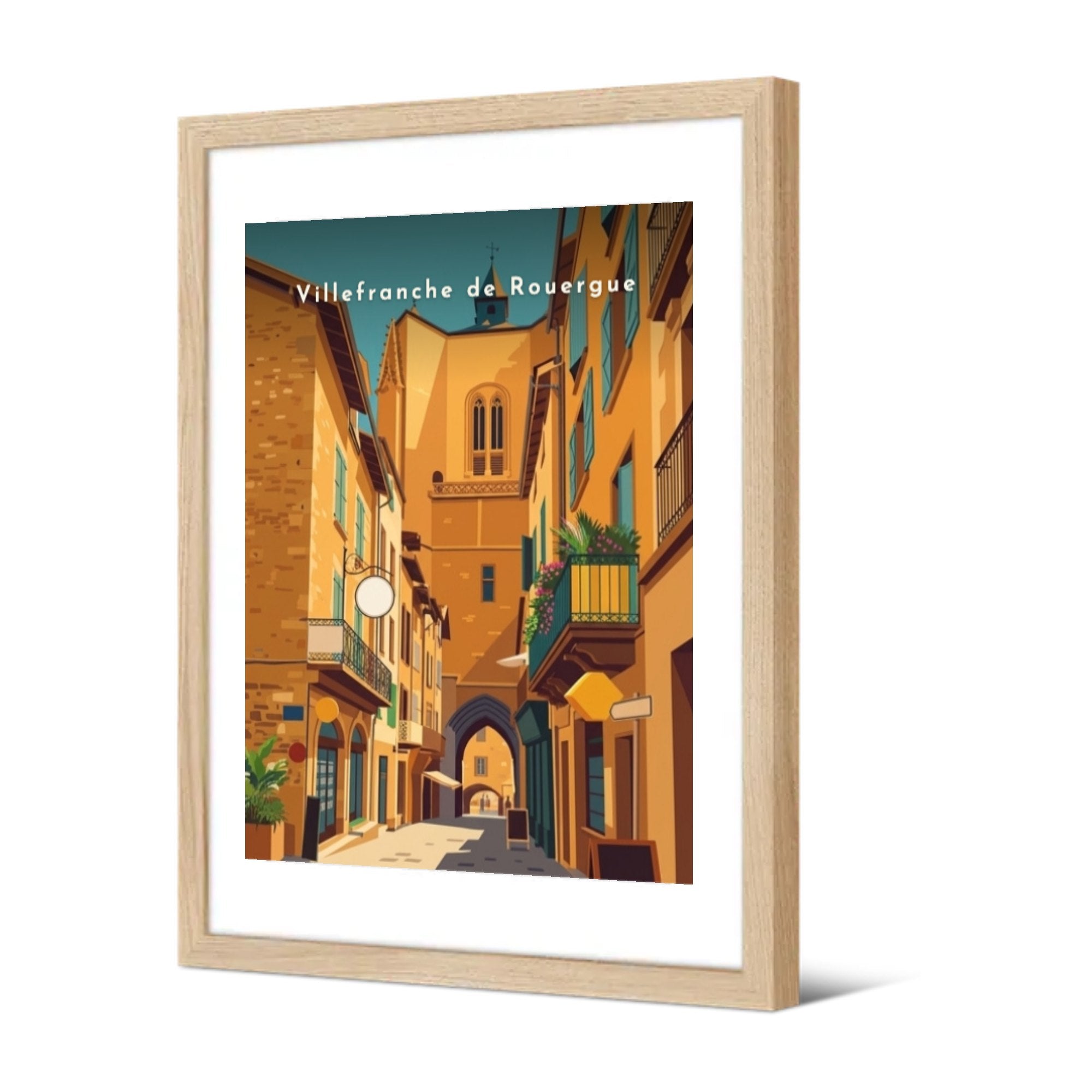 Vue depuis la ruelle — Pôdevache, encadrée, vue de trois quarts