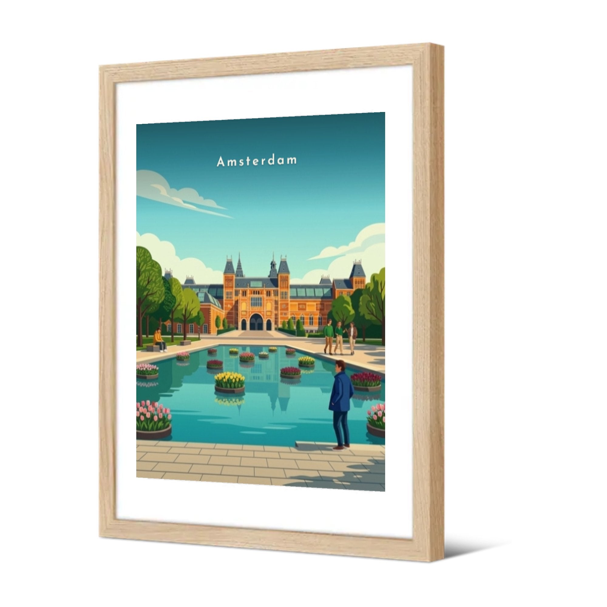 Le Rijksmuseum — Pôdevache, encadrée, vue de trois quarts