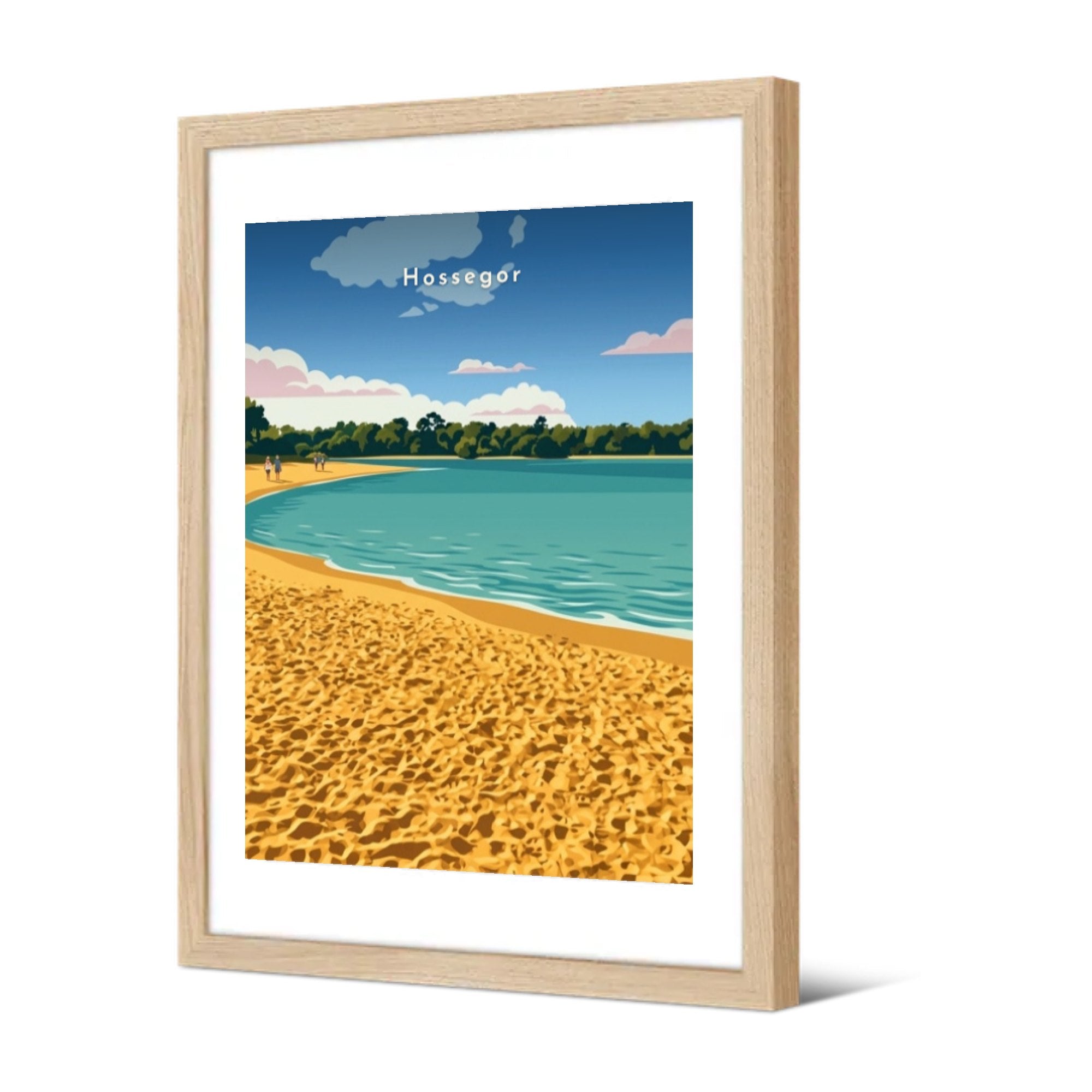 Hossegor — Pôdevache, encadrée, vue de trois quarts