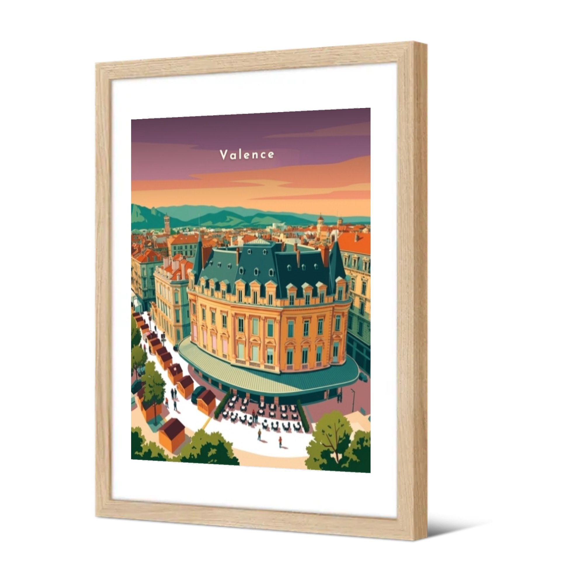 Le Grand Café de Paris — Pôdevache, encadrée, vue de trois quarts