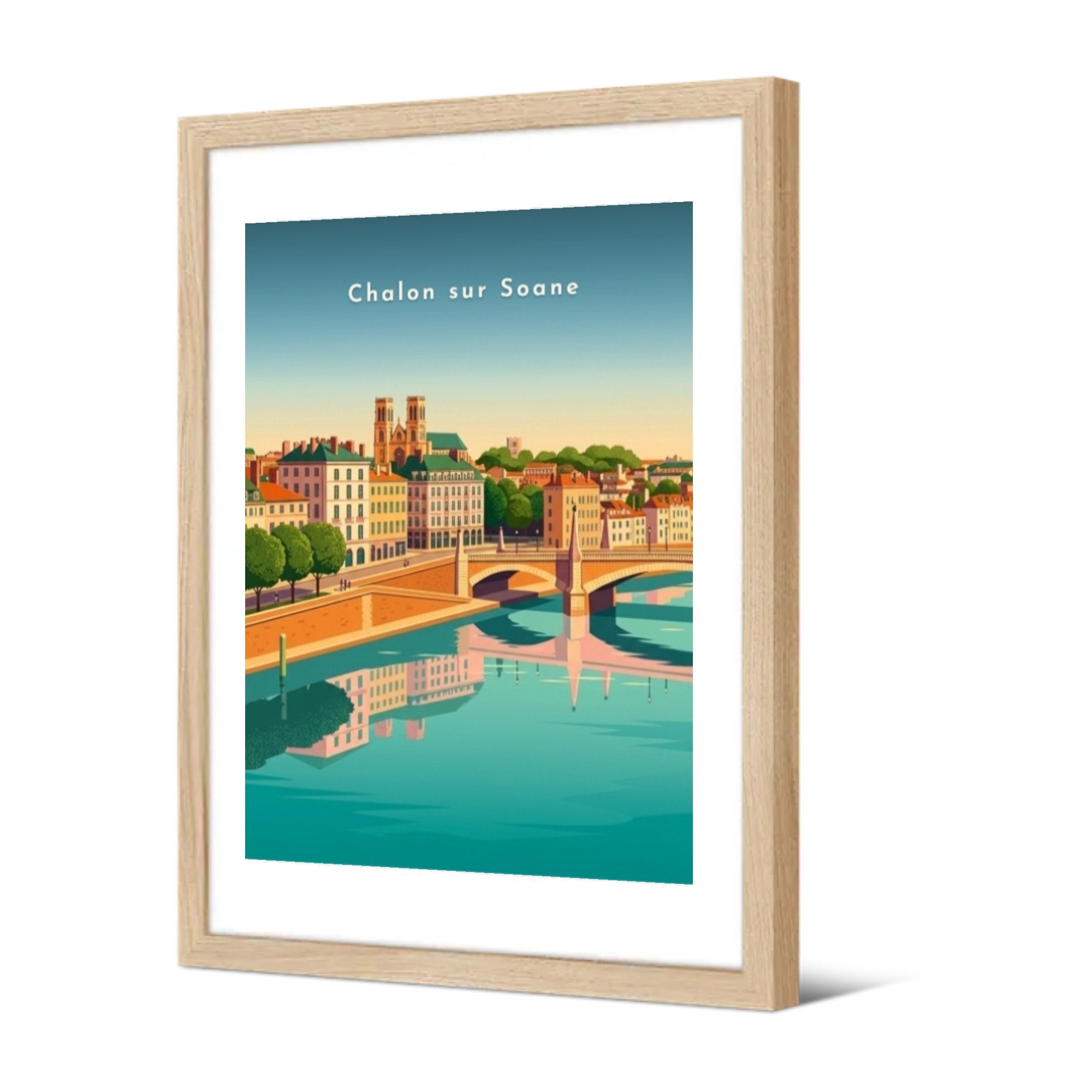 Chalon sur Soane — Pôdevache, encadrée, vue de trois quarts