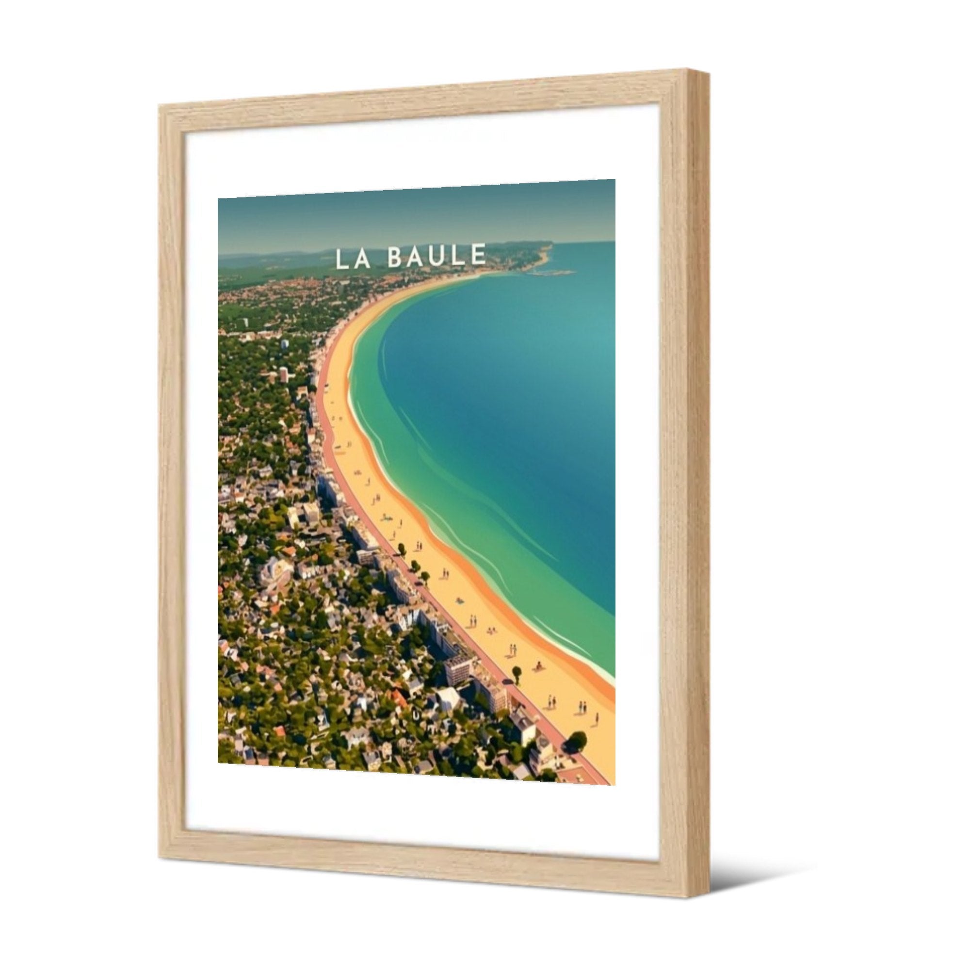 La Baule — Pôdevache, encadrée, vue de trois quarts