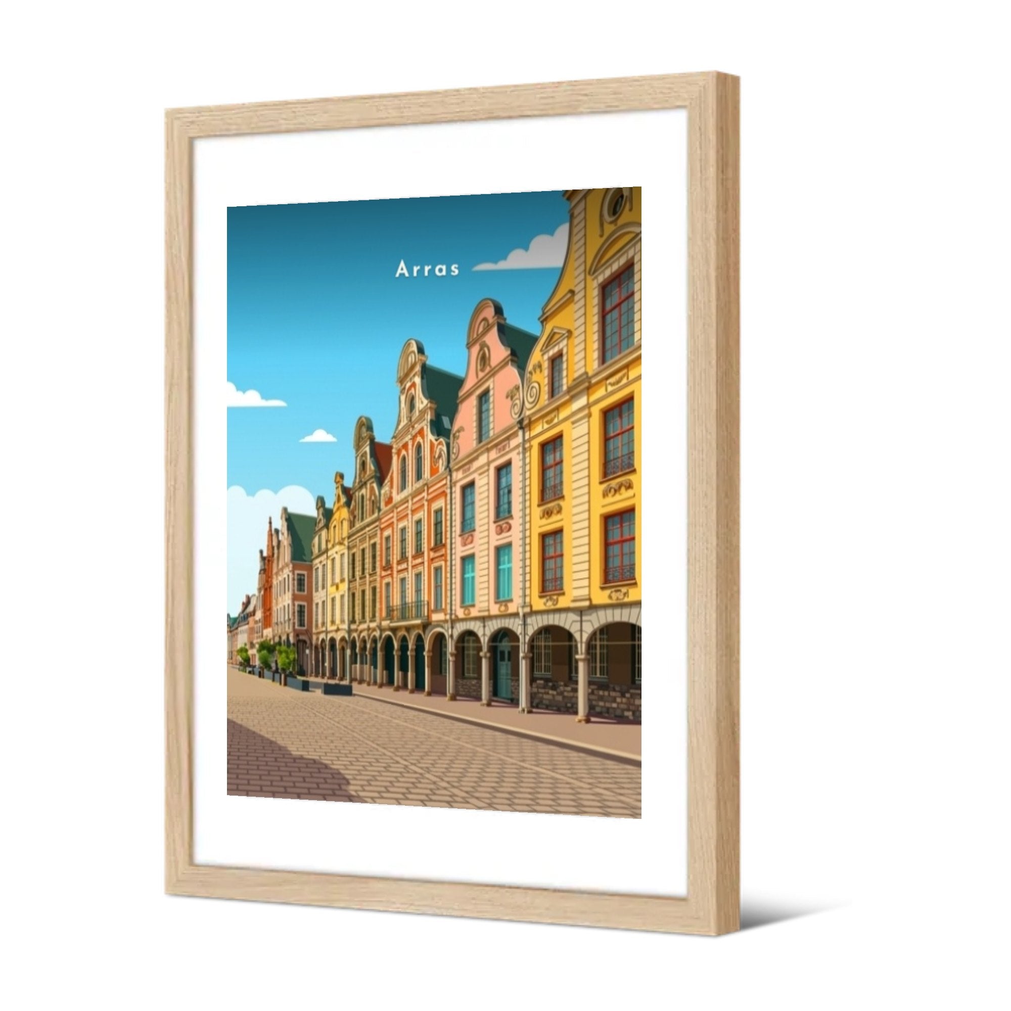 La Grand'Place — Pôdevache, encadrée, vue de trois quarts