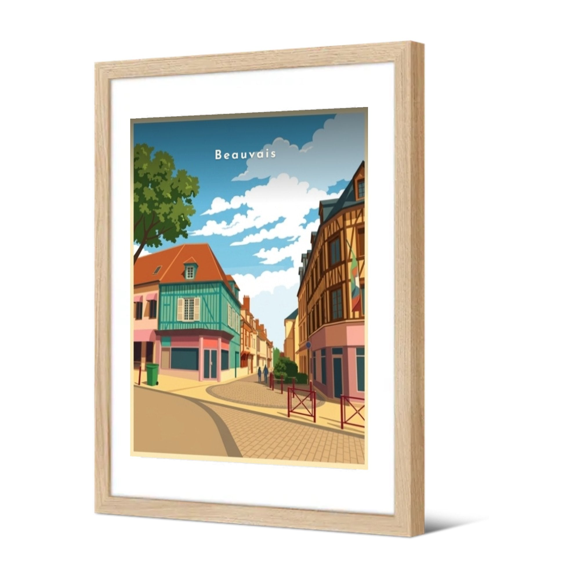 Rue du 27-Juin — Pôdevache, encadrée, vue de trois quarts