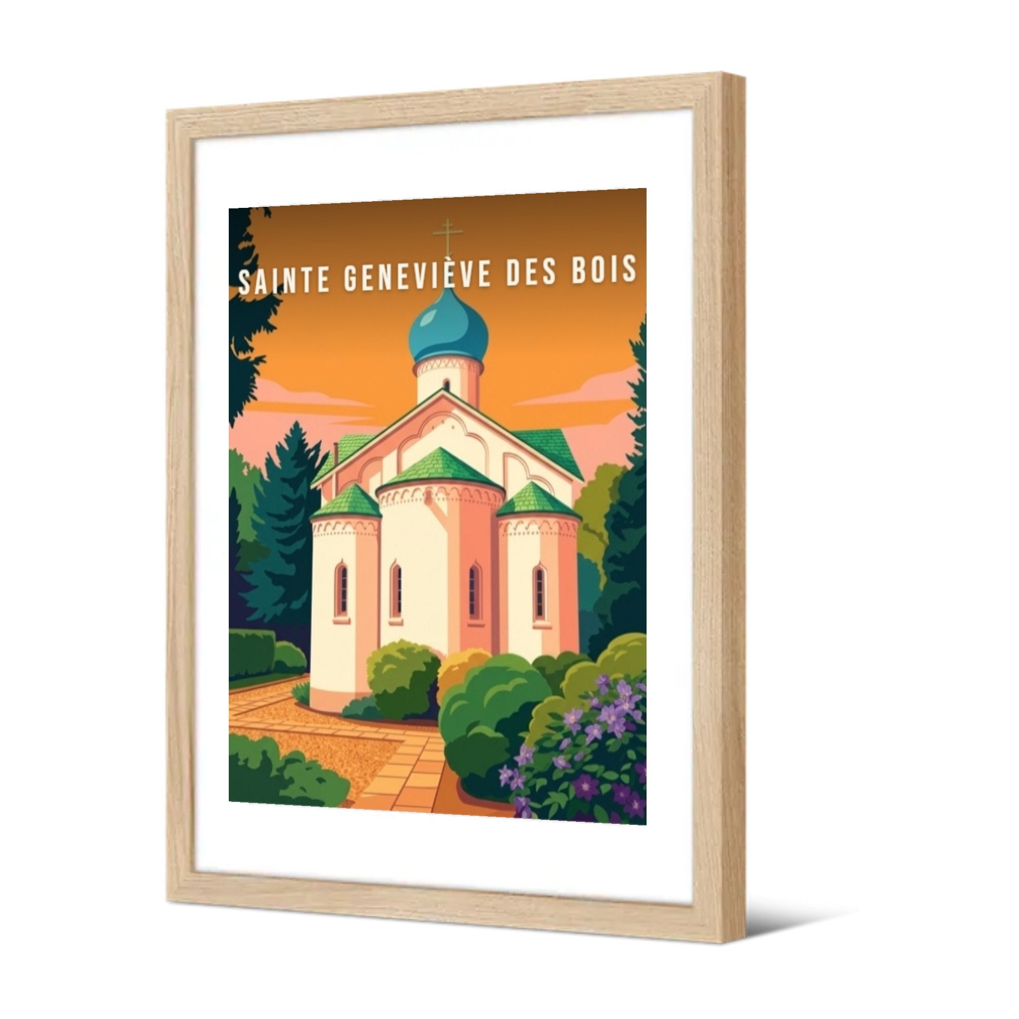 Sainte Geneviève des bois — Pôdevache, encadrée, vue de trois quarts