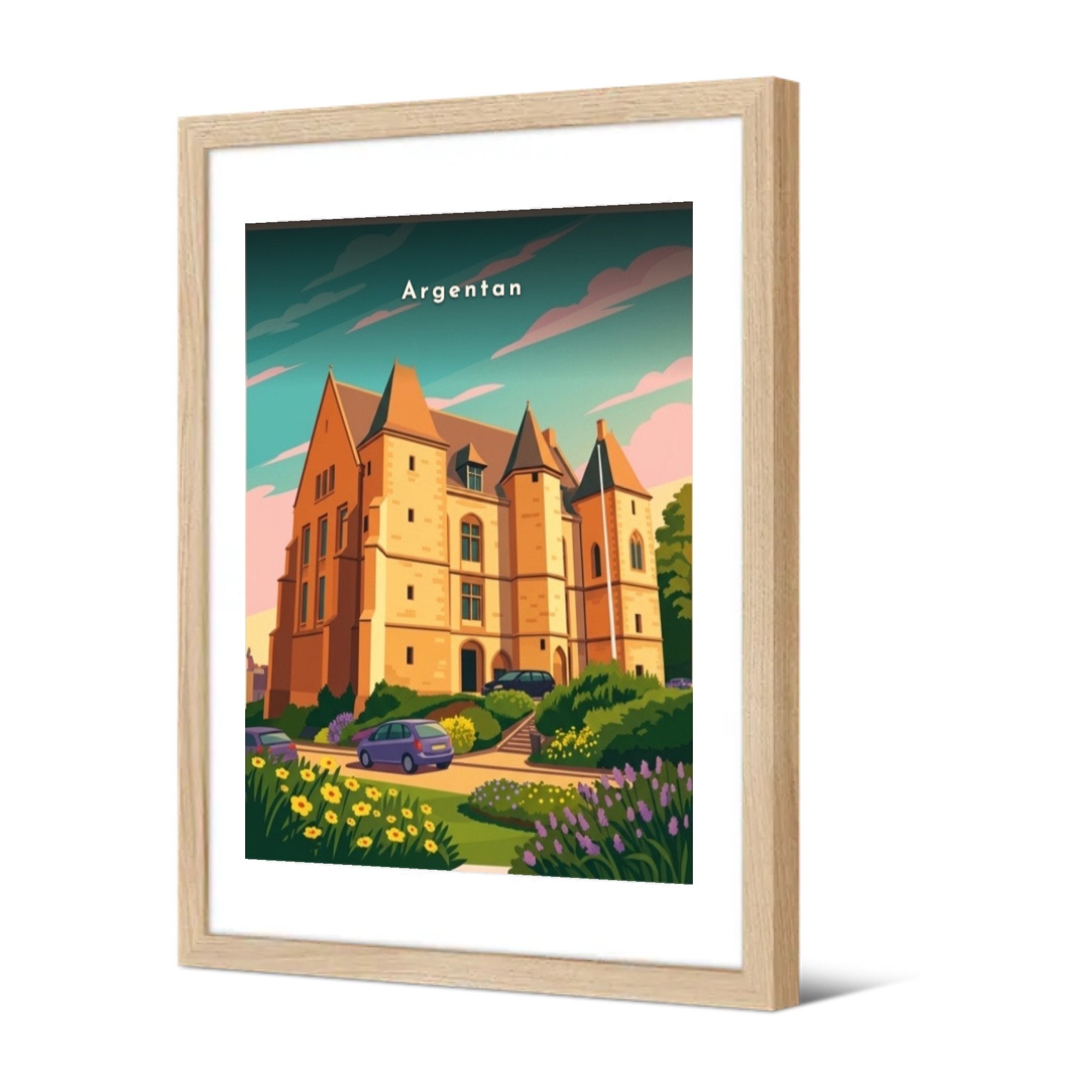 Le Château des Ducs — Pôdevache, encadrée, vue de trois quarts