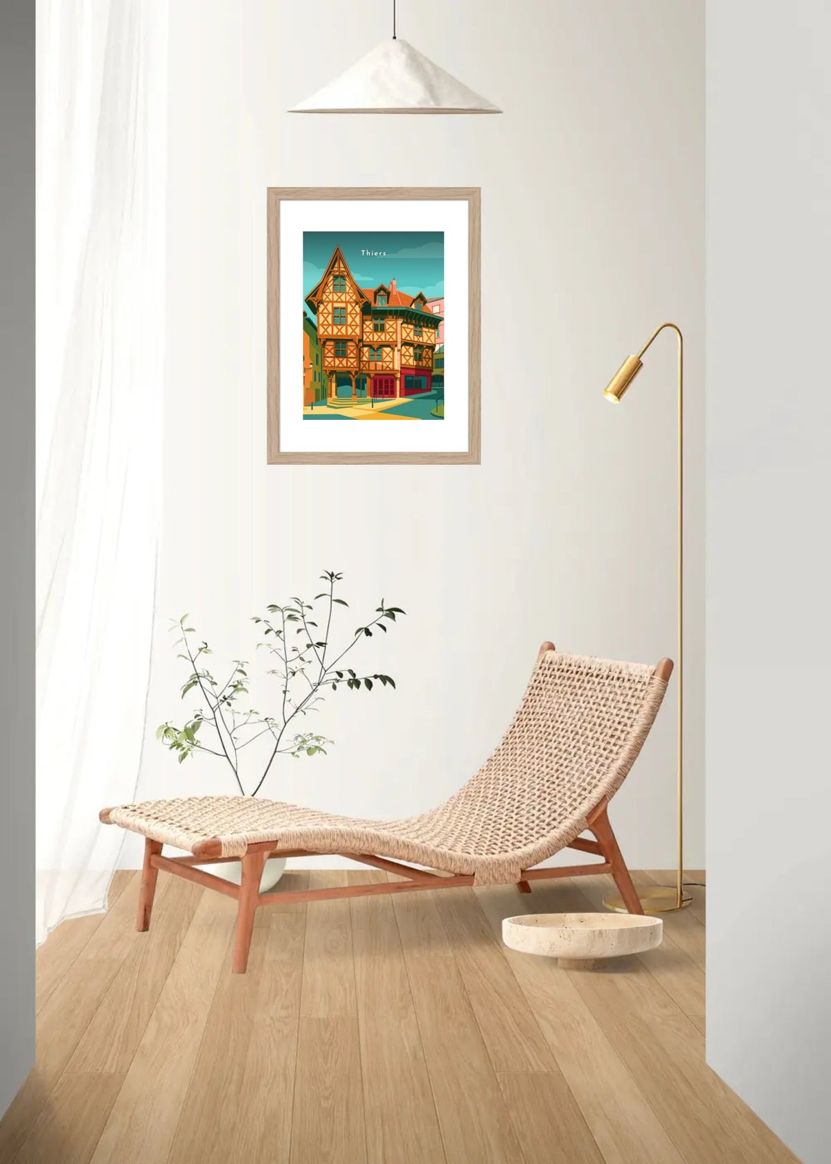 Le Château du Pirou — Pôdevache, en situation sur un mur