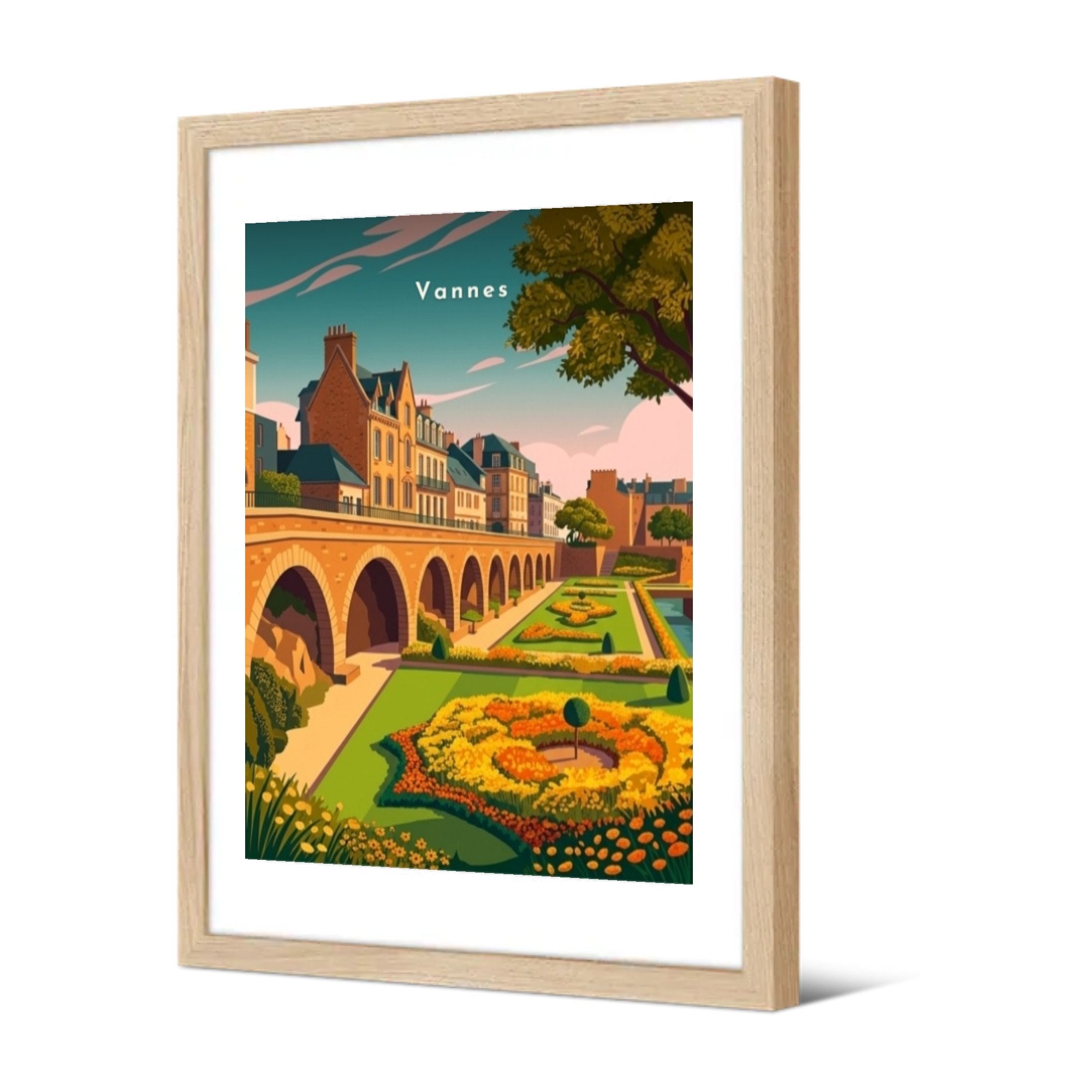 Jardin des Remparts — Pôdevache, encadrée, vue de trois quarts