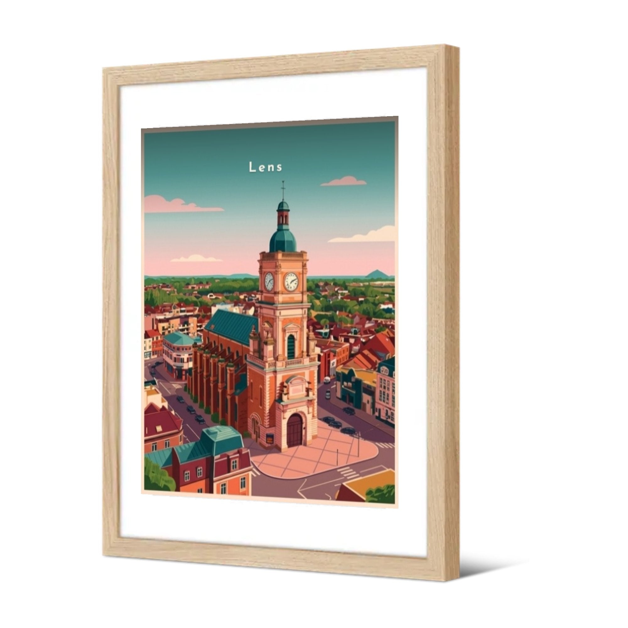 Église Saint-Léger — Pôdevache, encadrée, vue de trois quarts