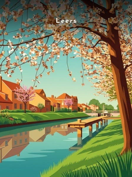 Les bords du canal de Roubaix — Pôdevache, visuel seul