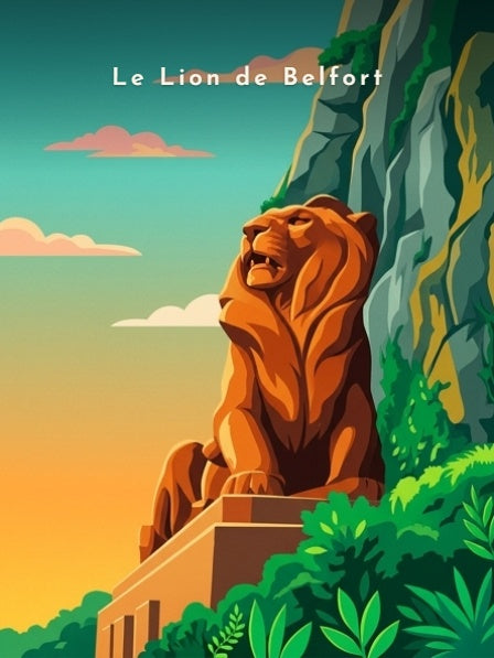 Le Lion de Belfort — Pôdevache, visuel seul