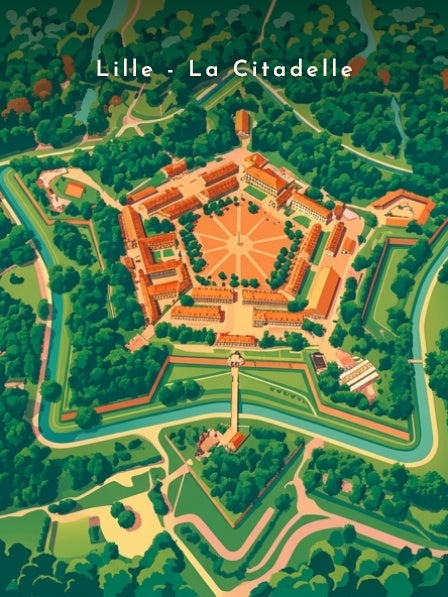 Lille - La Citadelle — Pôdevache, visuel seul
