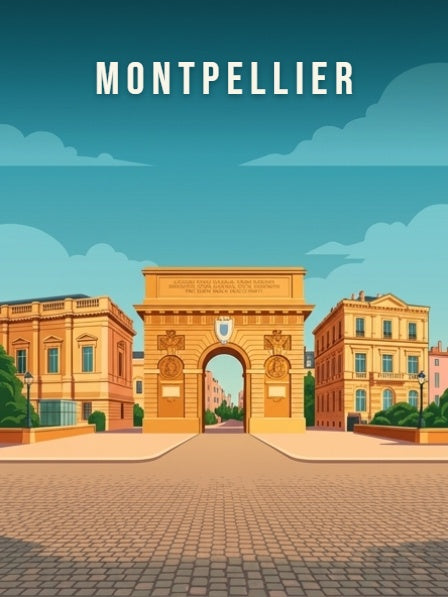 Arc de triomphe du Peyrou — Pôdevache, visuel seul