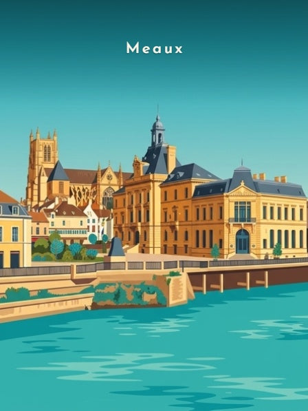 Hôtel de Ville et cathédrale Saint-Étienne — Pôdevache, visuel seul