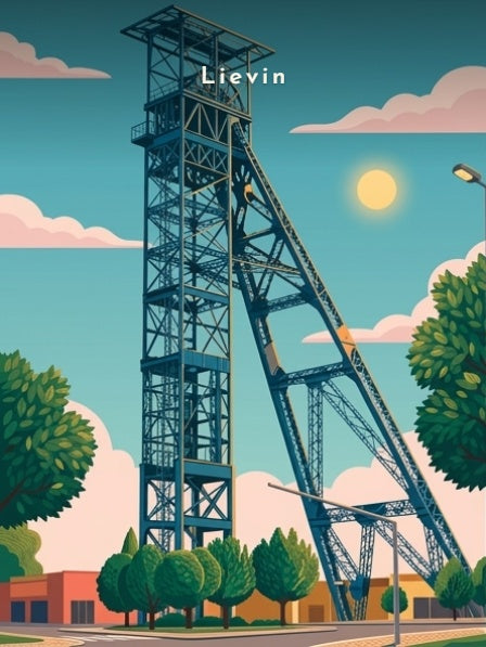 Chevalement de la fosse 1 bis — Pôdevache, visuel seul