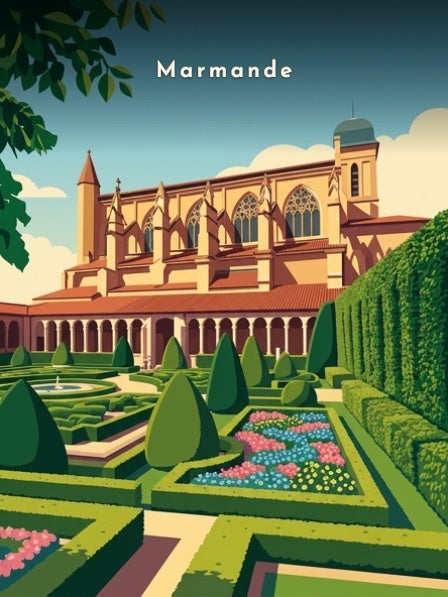 Les jardins du cloître Notre-Dame — Pôdevache, visuel seul