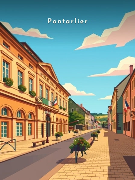 L'Hôtel de ville — Pôdevache, visuel seul