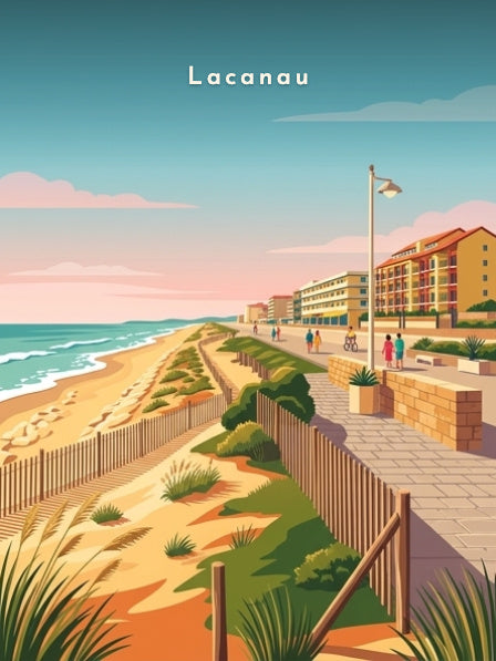 La promenade du front de mer — Pôdevache, visuel seul