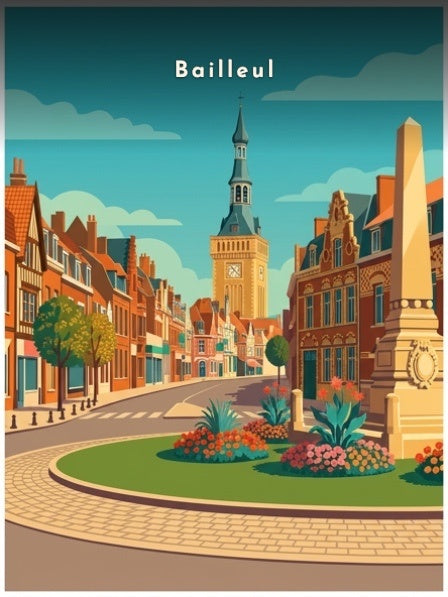Le beffroi de l'hôtel de ville — Pôdevache, visuel seul