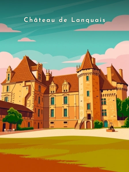 Château de Lanquais — Pôdevache, visuel seul
