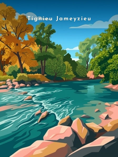 Les bords de la Bourbre — Pôdevache, visuel seul