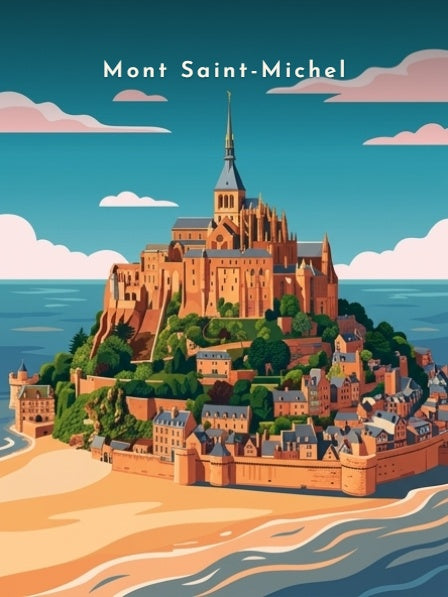 Mont Saint-Michel — Pôdevache, visuel seul
