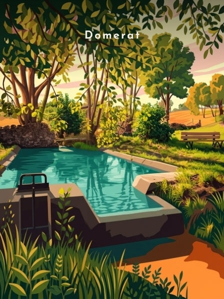 Le lavoir champêtre — Pôdevache, visuel seul