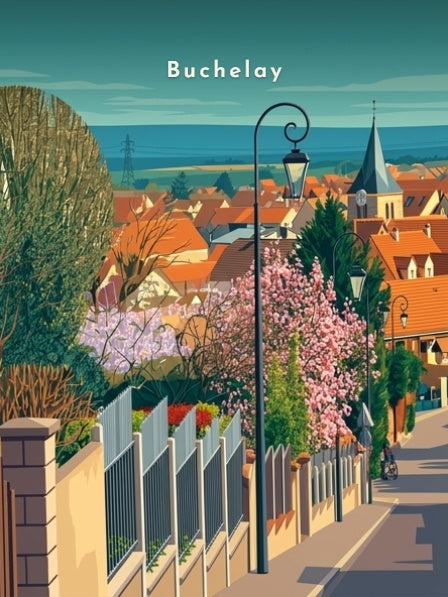 Vue sur l'église Saint-Sébastien — Pôdevache, visuel seul