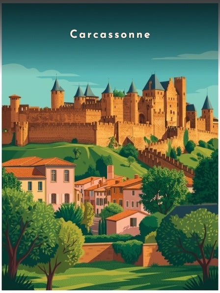 La Cité depuis le faubourg — Pôdevache, visuel seul