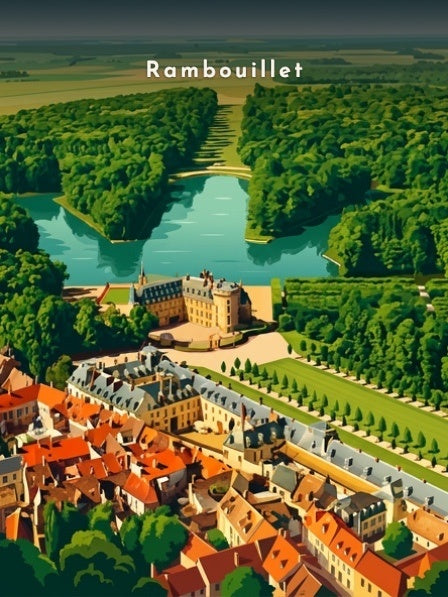 Le château et le Grand Canal — Pôdevache, visuel seul