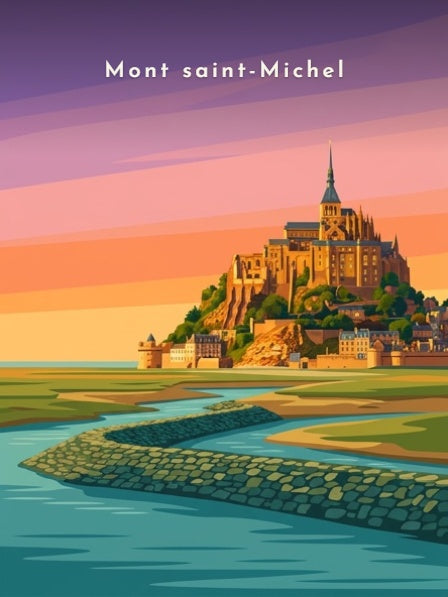 Mont saint-Michel — Pôdevache, visuel seul